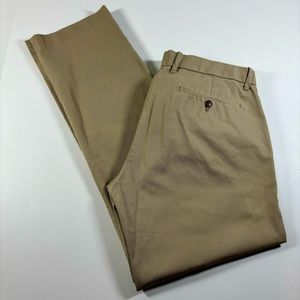 GAP Khakis Tailored Straight Fit Men's Size 34x34 Actual 34" x 33" Pants Chino